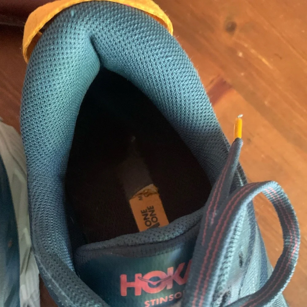 Hoka Women's Stinson ATR 6 Trail Running Shoes Blue Sz 8.5 - Picture 7 of 8